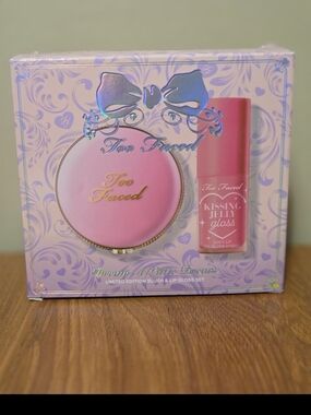 Too Faced Dream A Little Dream Limited Edition Blush & Lip Gloss Set- NEW IN BOX